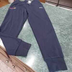 PUMA Redbull Racing Men's Medium Soft Cotton Blend Logo Drawstring Jogger Pant